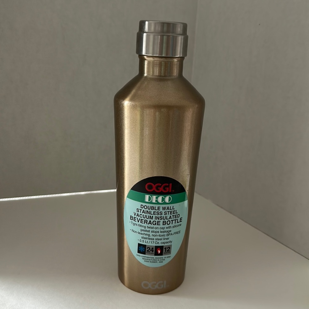 OGGI DECO Stainless Steel Hot & Cold Beverage Bottle